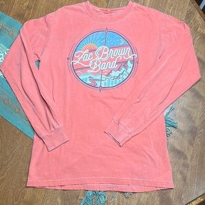 Zac Brown Band ‘2017 welcome home tour’ Longsleeve tee  Salmon Size S-M